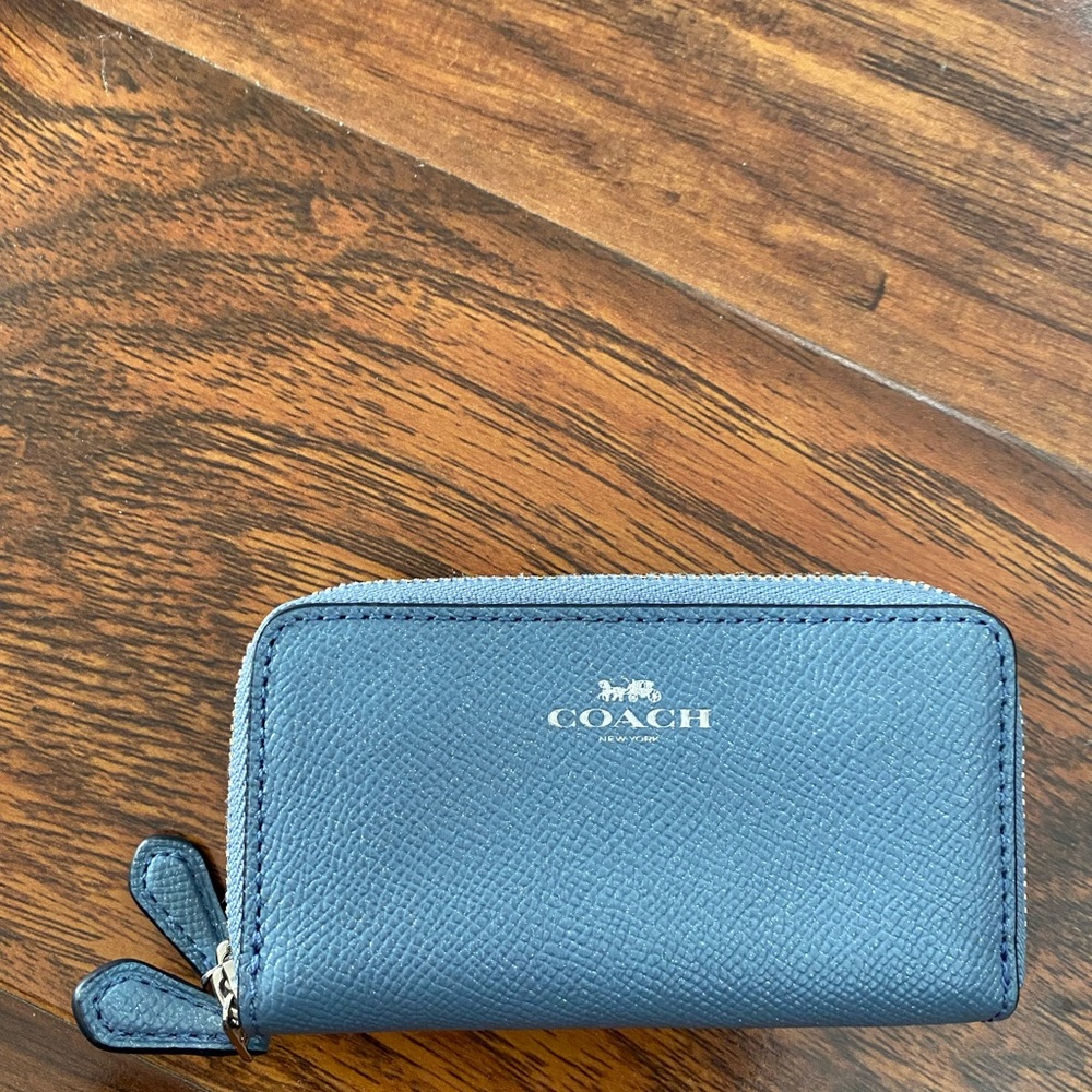 Coach Double Zip Card Case